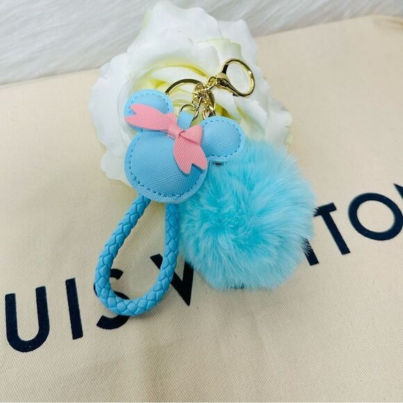 Leather Mickey Handbag Charm Keychain - Picture 4 of 4